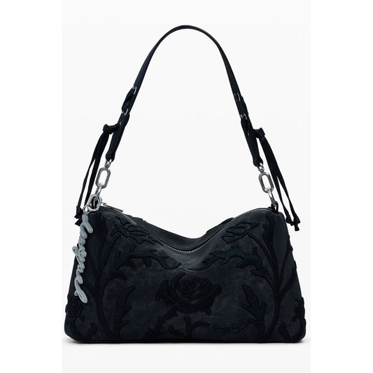 Bolso de polietileno negro para mujer