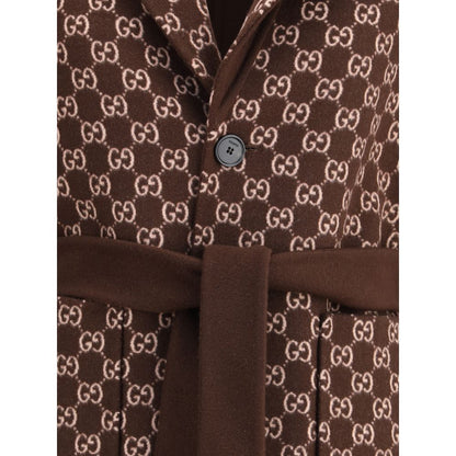 Silk and wool reversible Coat