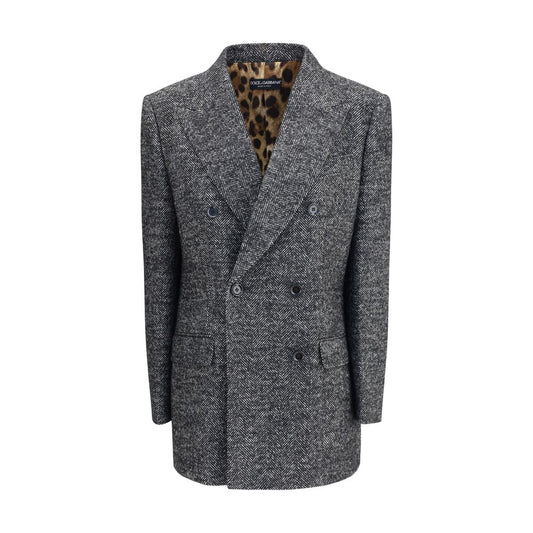 Double-breasted Chevron Blazer