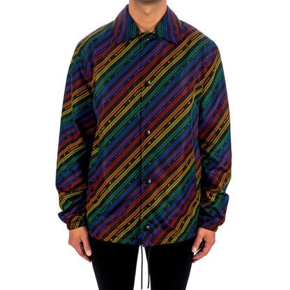 Rainbow Chain Nylon Jacket
