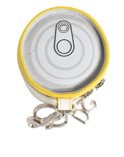 Amore Leather Multicolor Bag Charm Coin Case Keychain Keyring