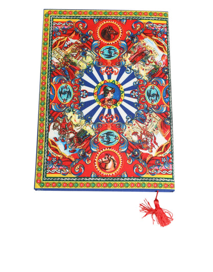 Multicolor Sicilian Carretto Print Journal  Notebook