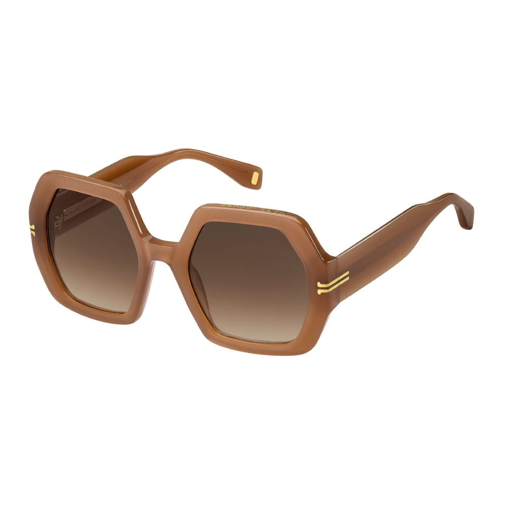 Gafas de sol de plástico marrón