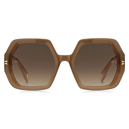 Gafas de sol de plástico marrón