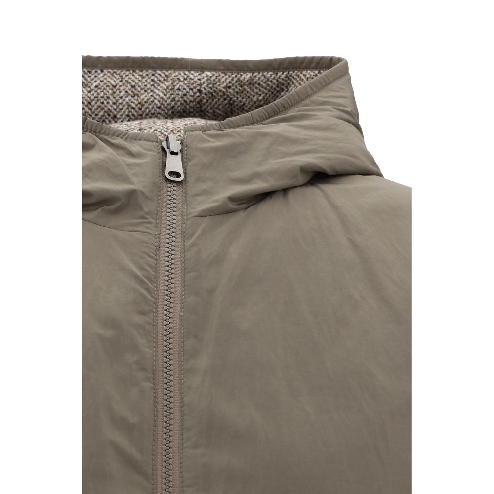 Chaqueta de plumón reversible