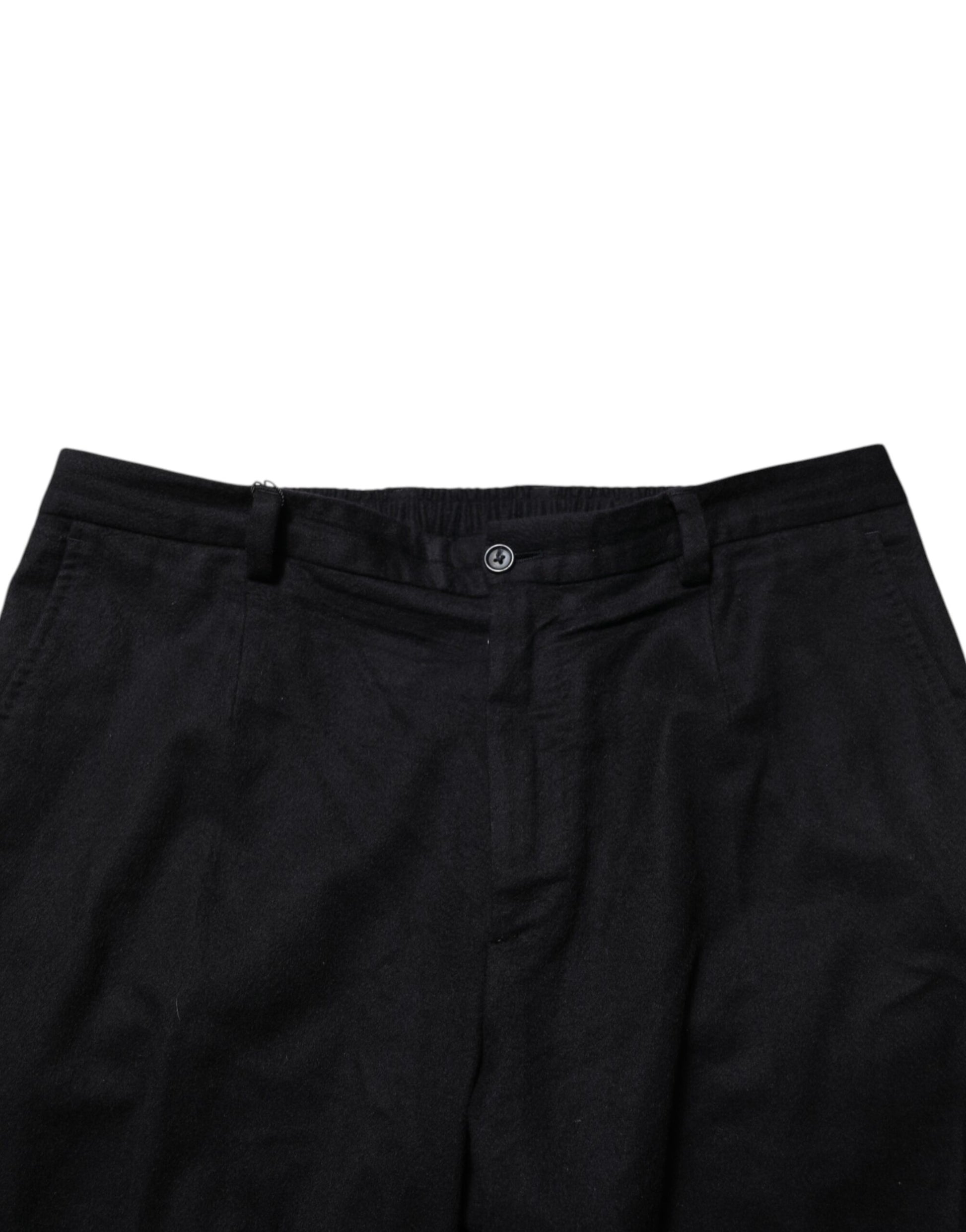 Black Cashmere Dress Formal Trouser Pants