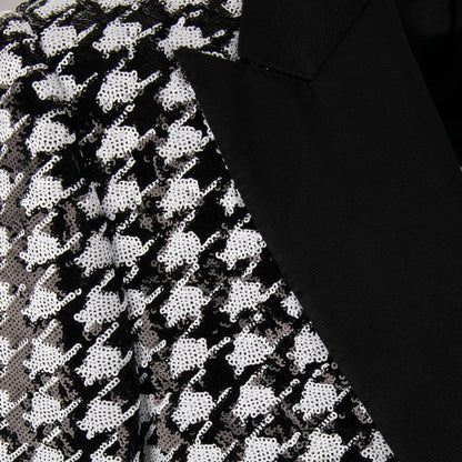 Black Polyester Blazer