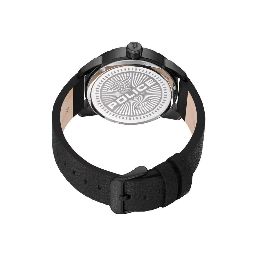 Reloj de piel negro