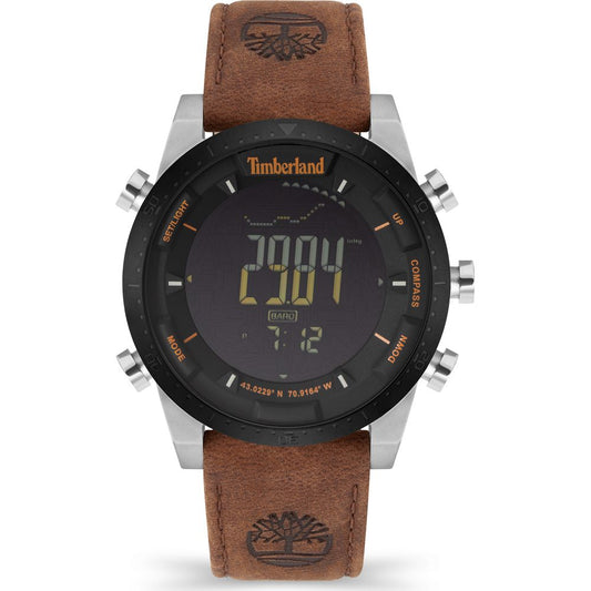 Reloj de piel marrón