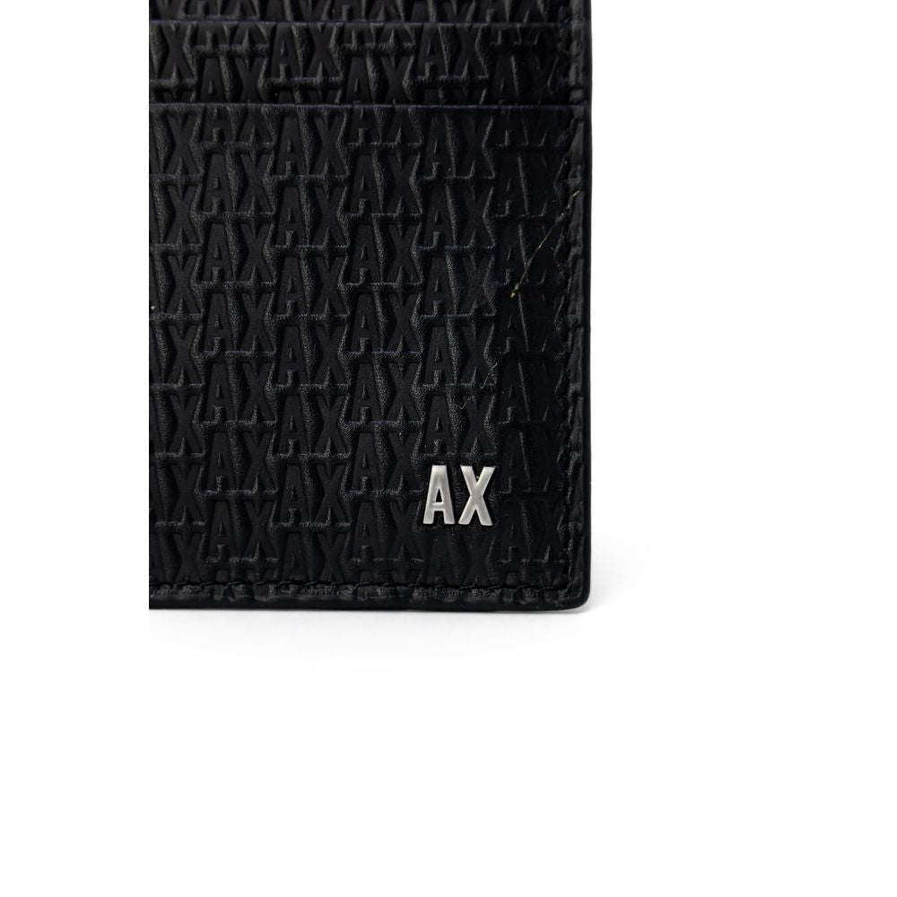 Cartera de piel negra