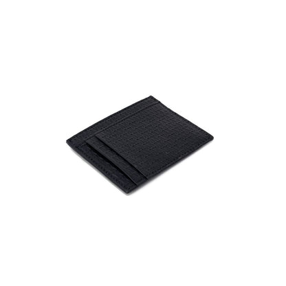 Cartera de piel negra
