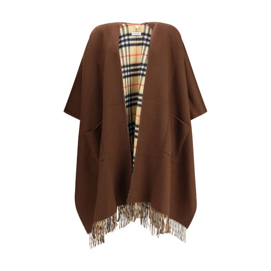 Reversible check wool cashmere Cape