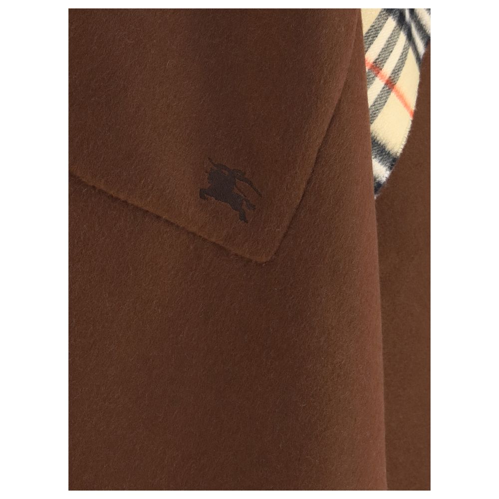 Reversible check wool cashmere Cape