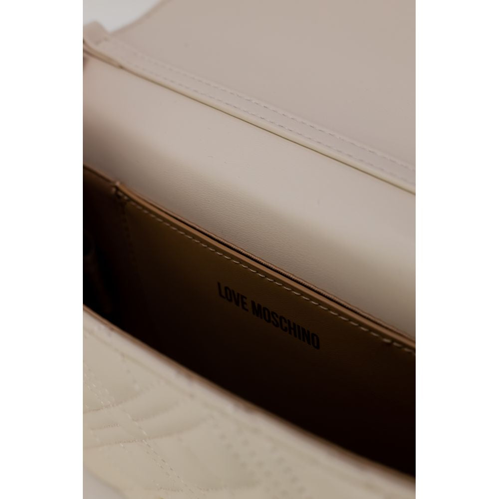 Bolso de polietileno beige