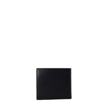 Cartera de piel negra