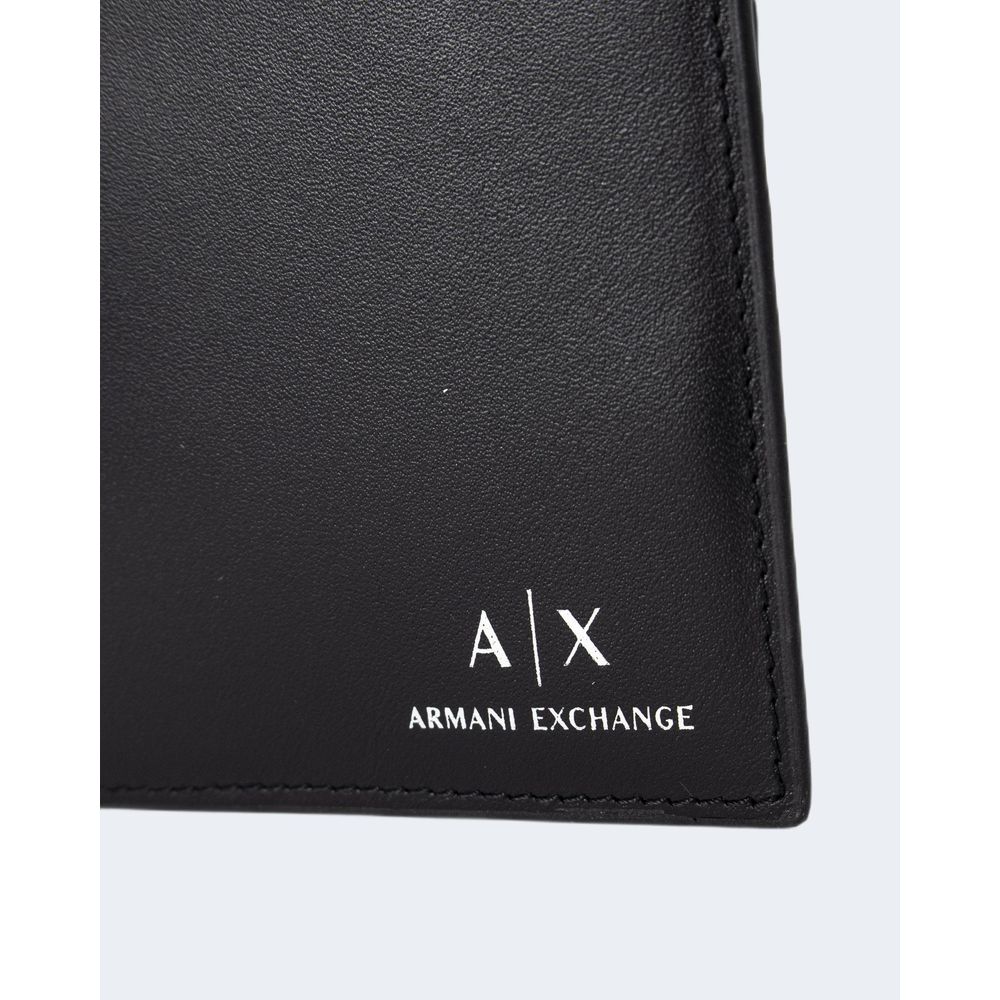 Cartera de piel negra