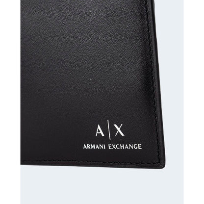 Cartera de piel negra
