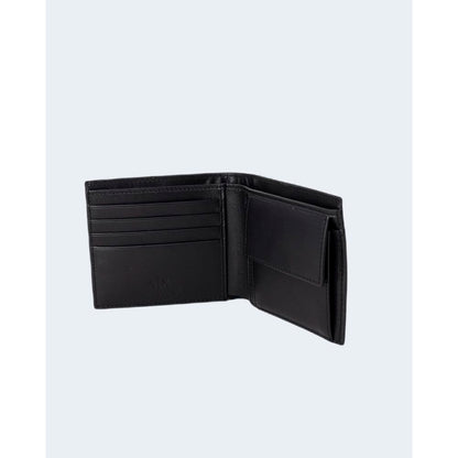 Cartera de piel negra