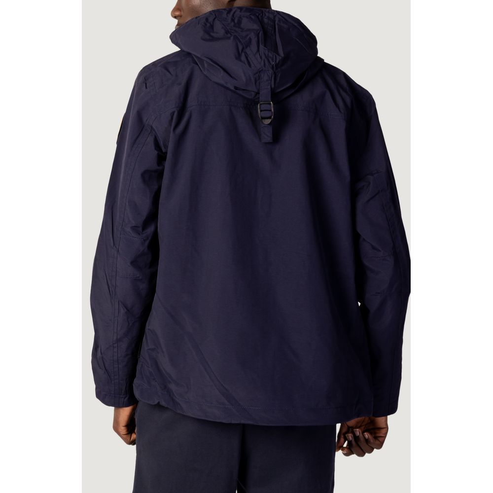 Chaquetas y abrigos de poliéster azul