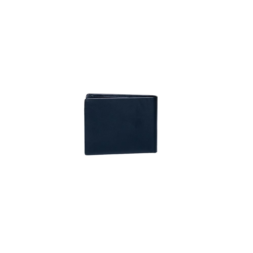 Cartera de piel negra