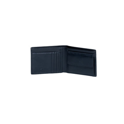 Cartera de piel negra