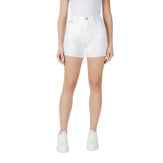 Short de algodón blanco