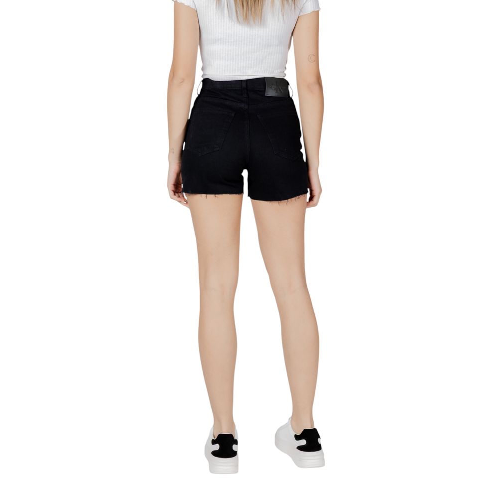 Short de algodón negro