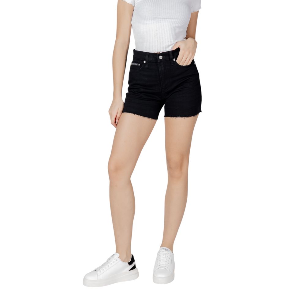 Short de algodón negro