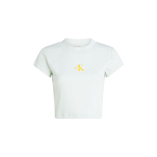 Camiseta verde de algodón