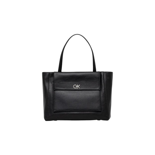 Bolso negro de poliéster reciclado