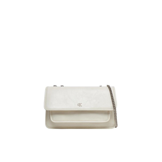 Bolso de poliéster reciclado color crema