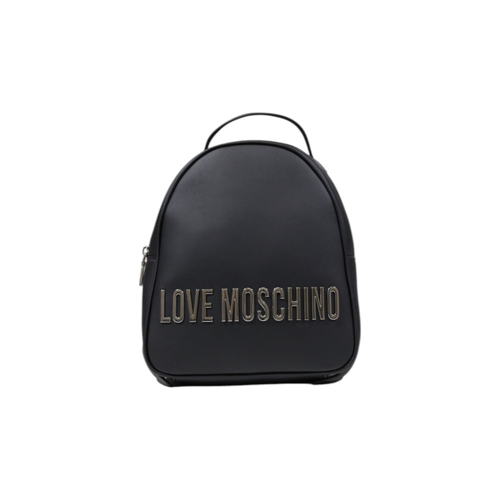 Mochila negra de polietileno