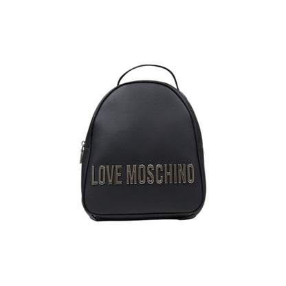 Mochila negra de polietileno