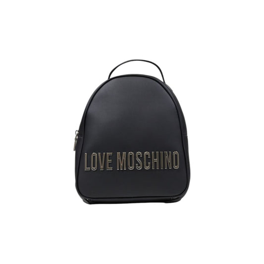 Mochila negra de polietileno