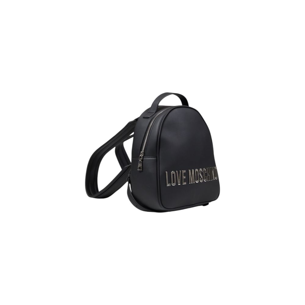 Mochila negra de polietileno