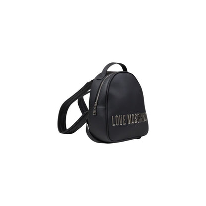 Mochila negra de polietileno