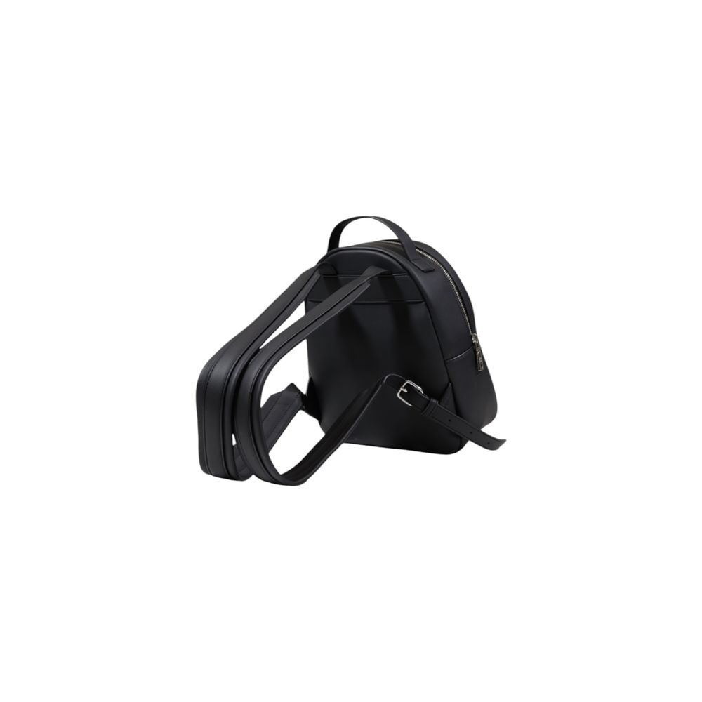Mochila negra de polietileno