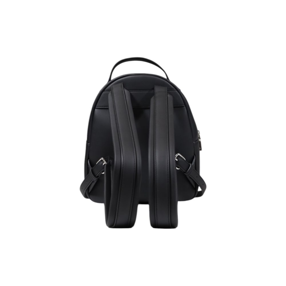 Mochila negra de polietileno