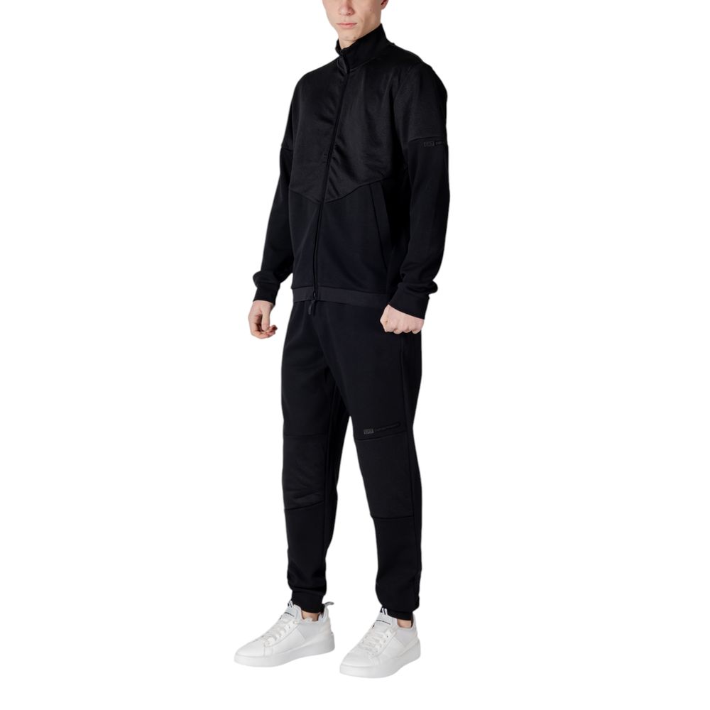 Sudadera negra de algodón