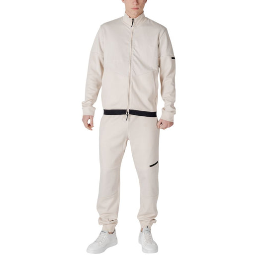 Sudadera de algodón beige