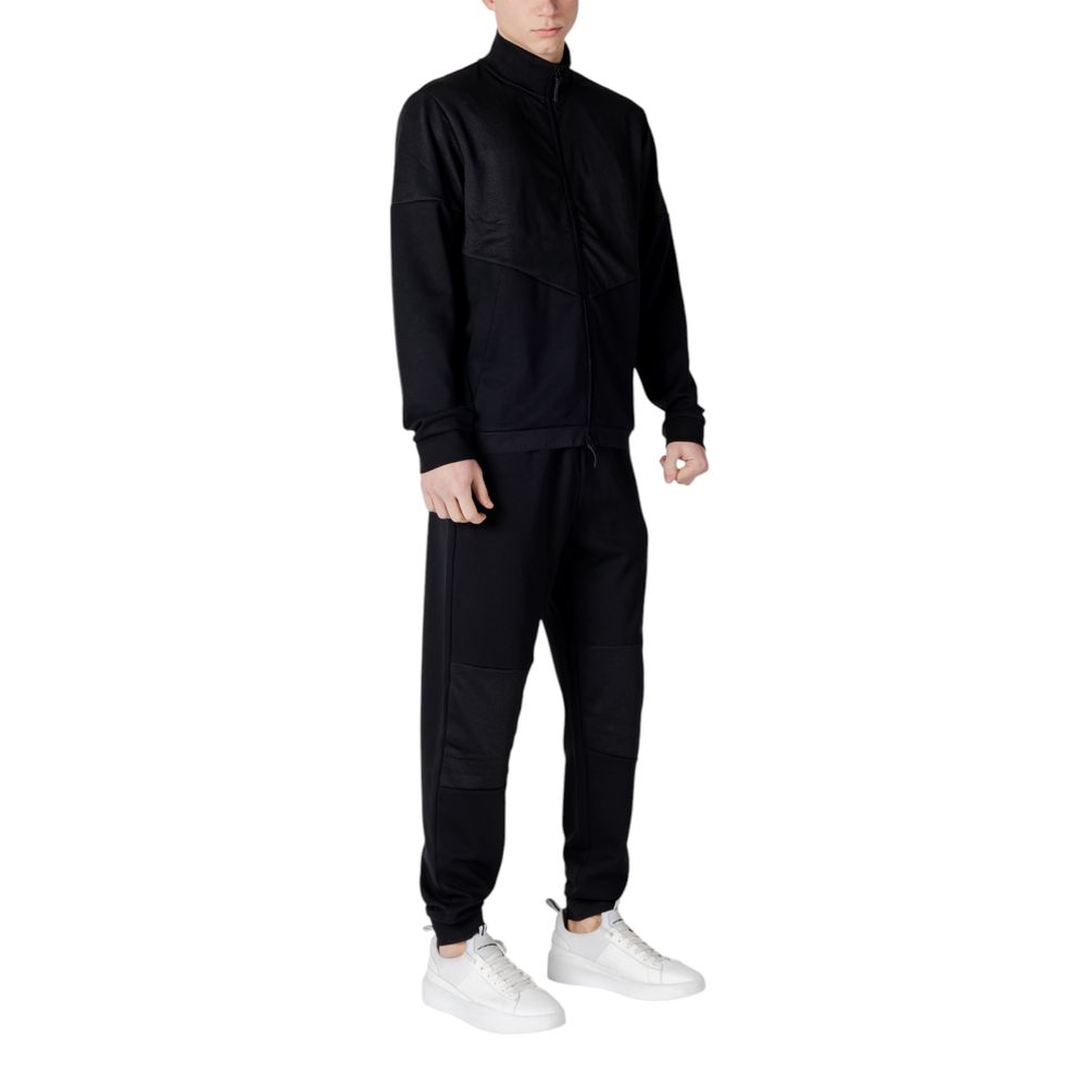 Sudadera negra de algodón