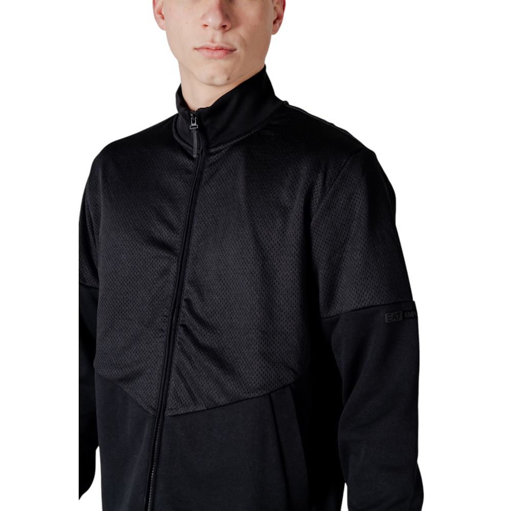 Sudadera negra de algodón