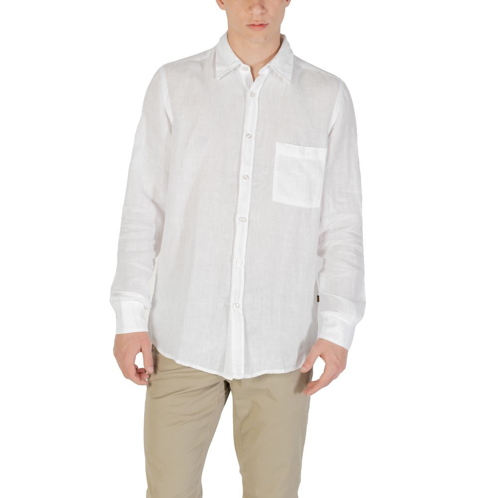 Camisa blanca de lino