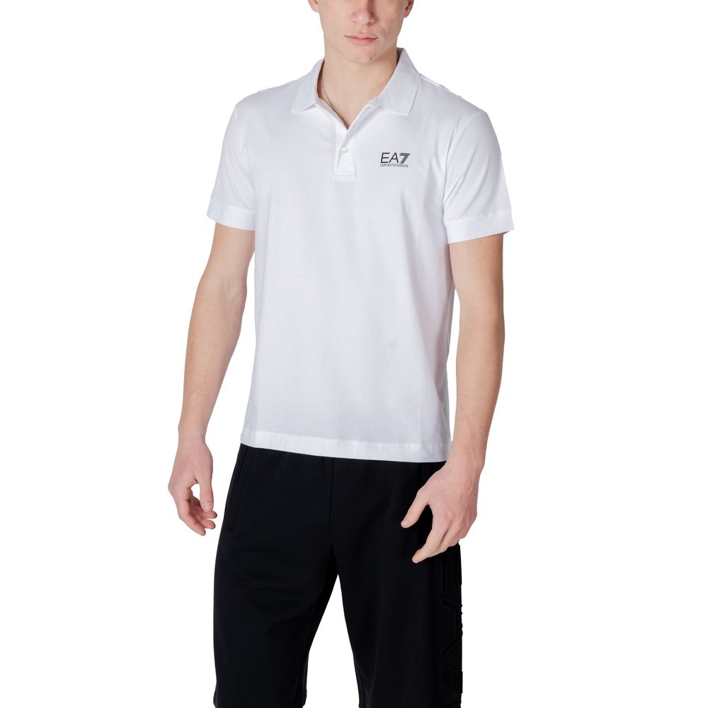 Polo blanco de algodón
