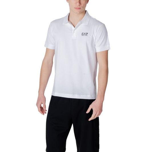 Polo blanco de algodón