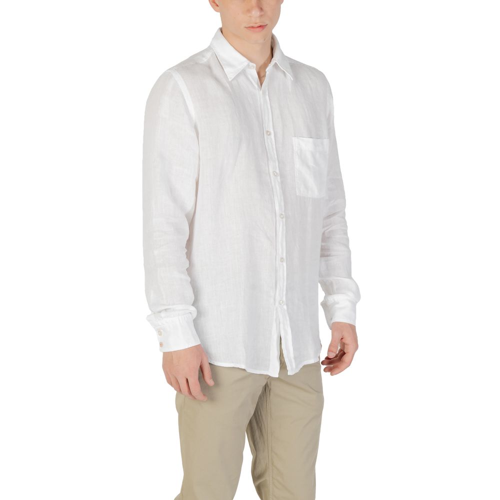 Camisa blanca de lino
