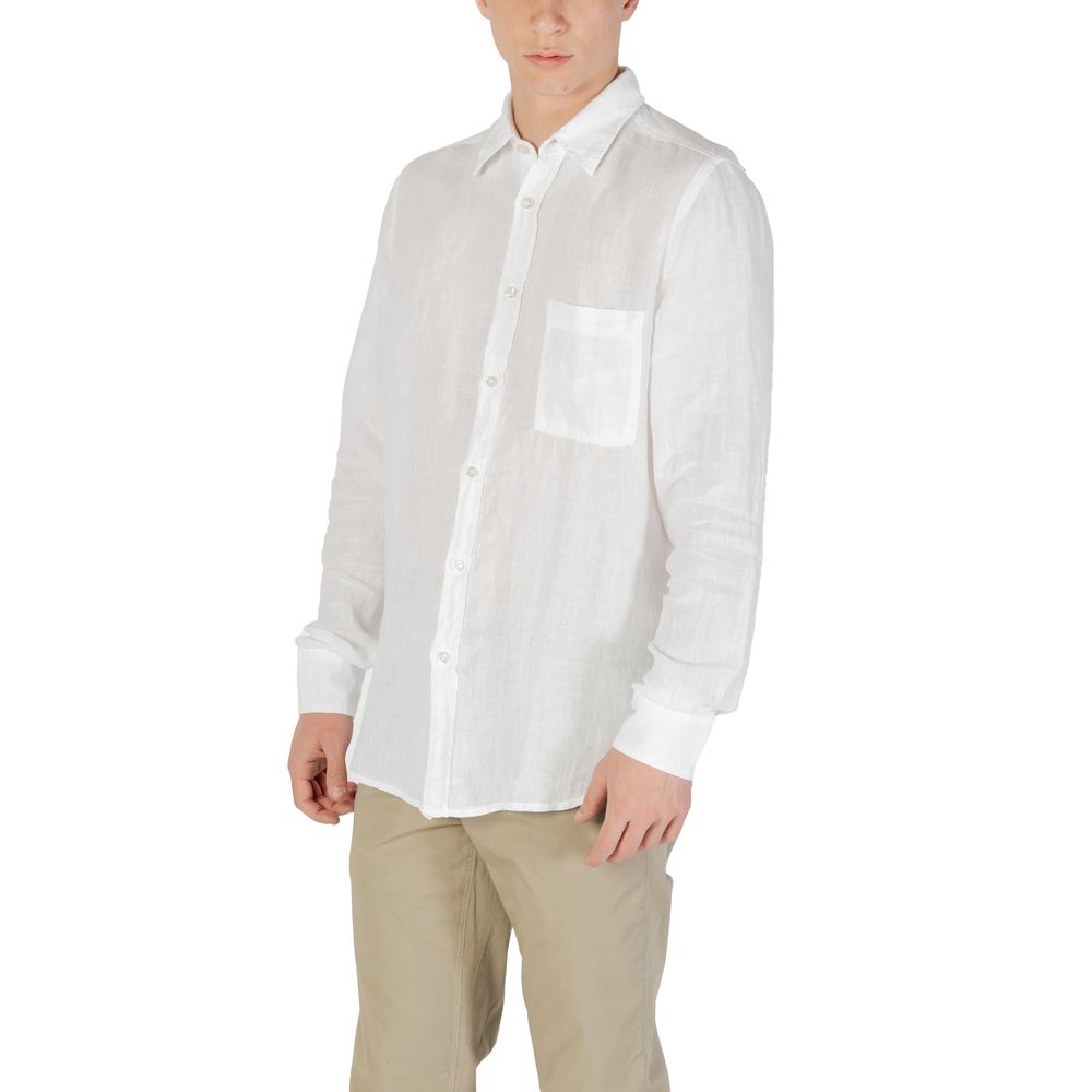 Camisa blanca de lino