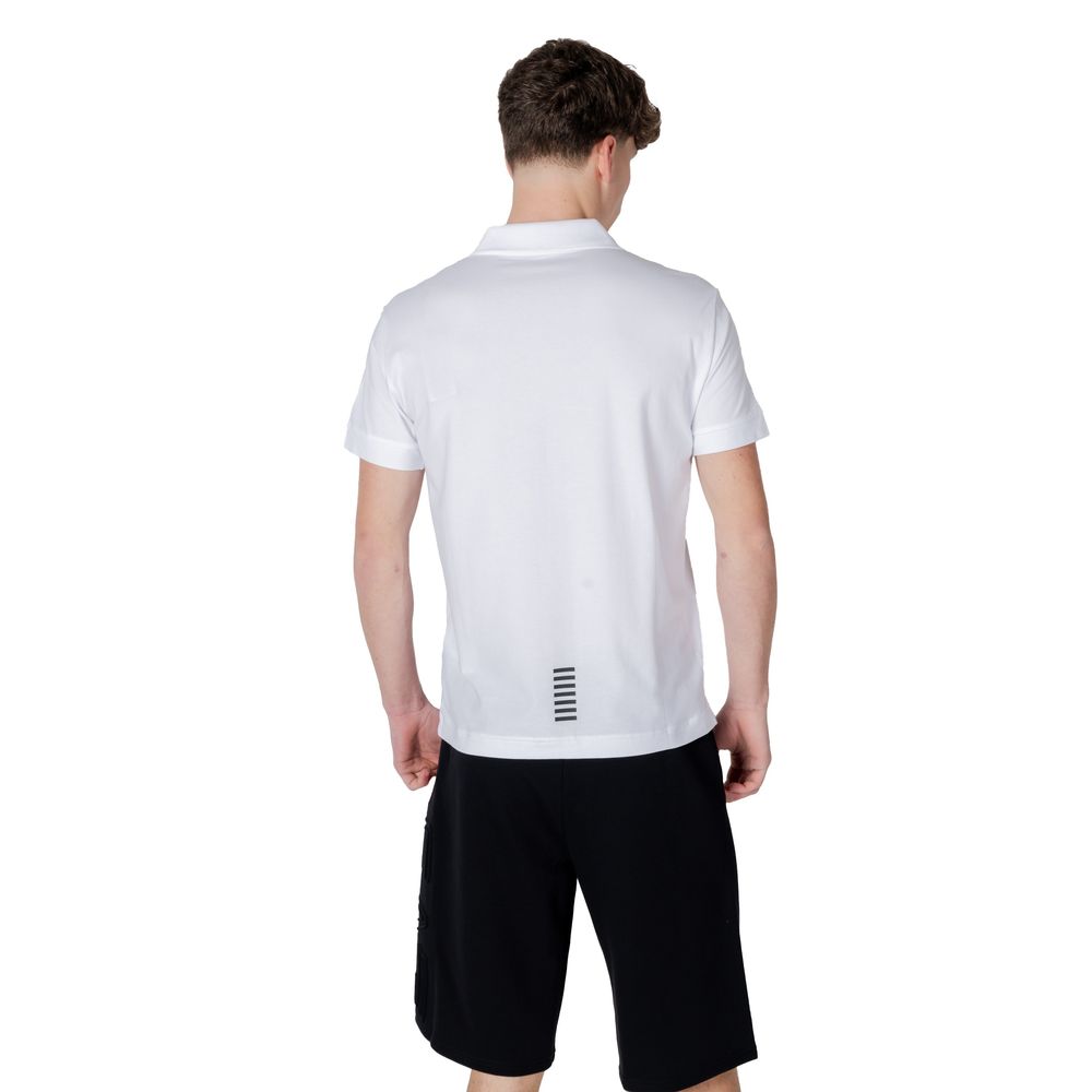 Polo blanco de algodón