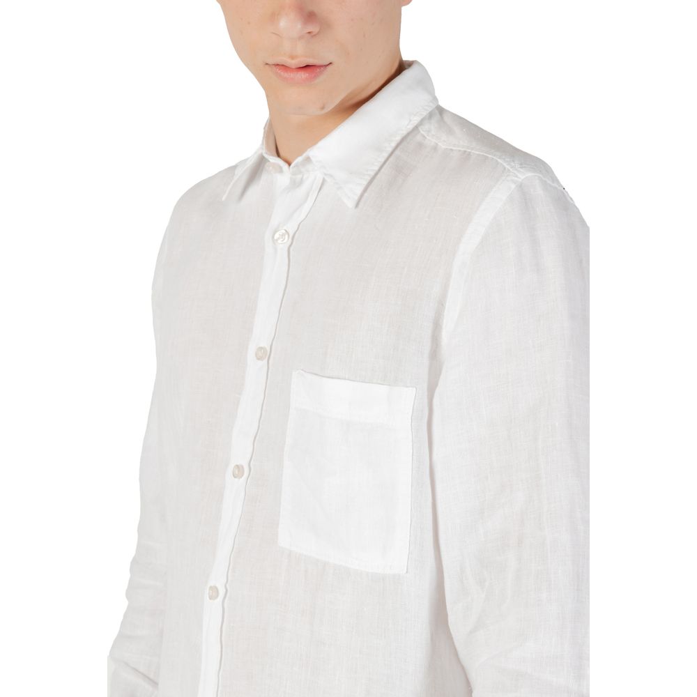 Camisa blanca de lino