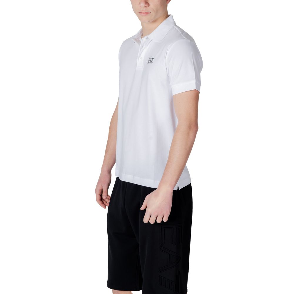 Polo blanco de algodón